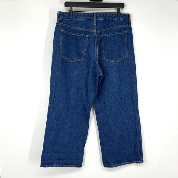 Old navy Jeans Extra High Waisted Rise Wide Leg Blue Denim - Picture 7 of 9
